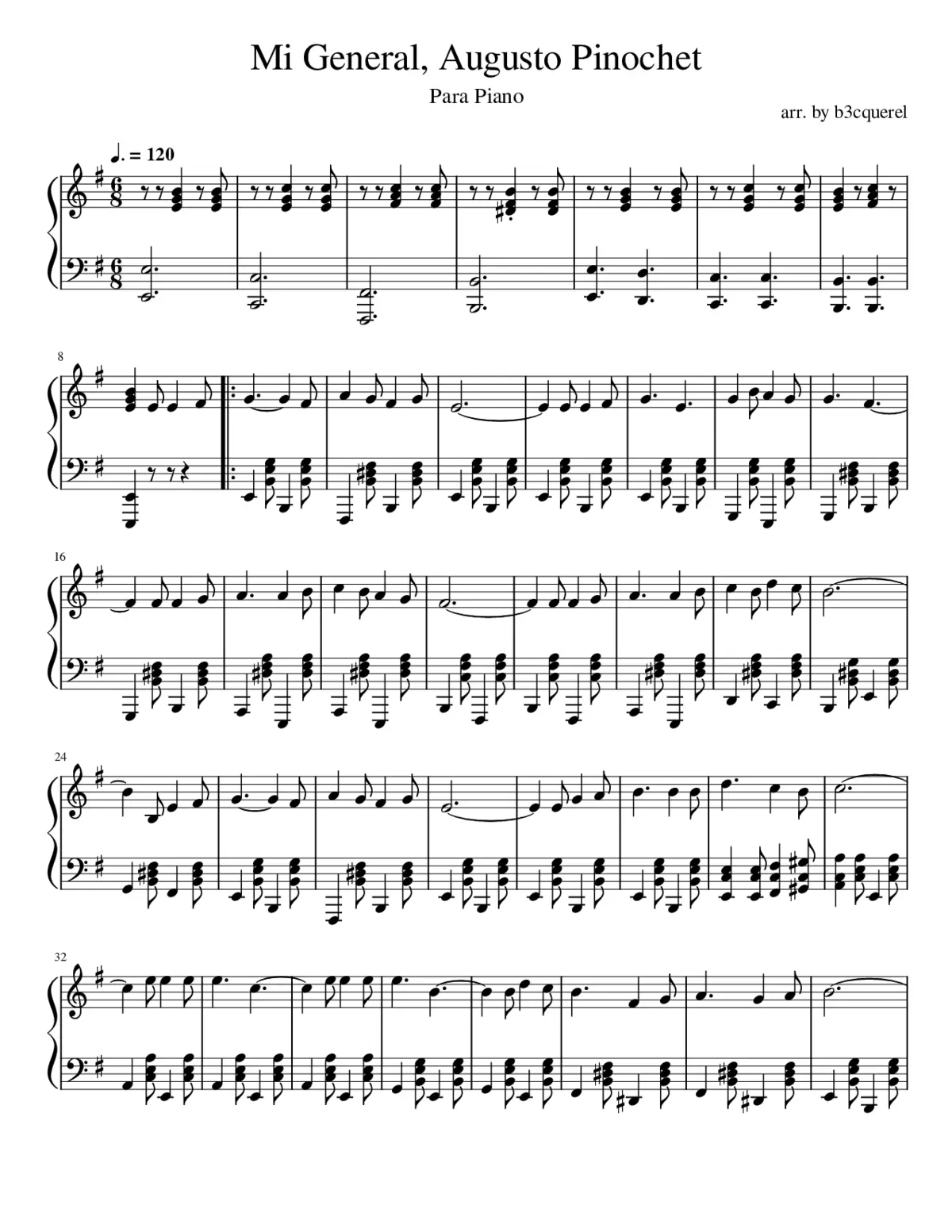 Mi General Augusto Pinochet - Page 1