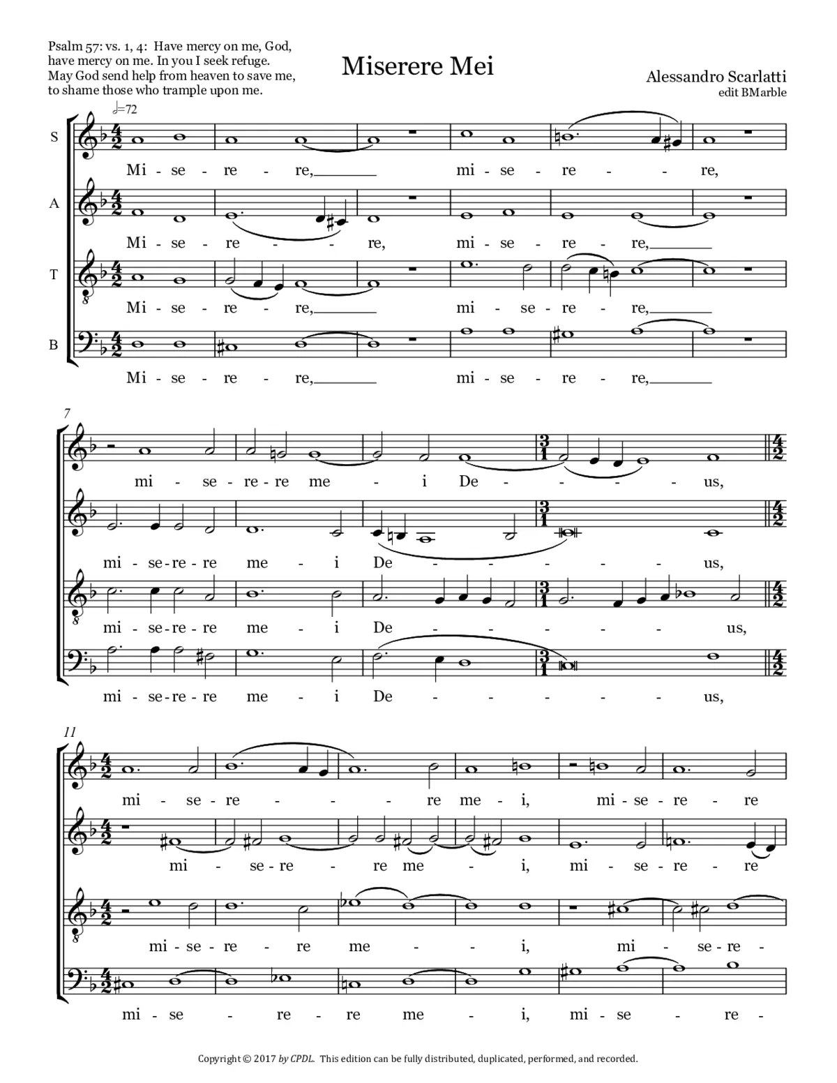 Miserere mei Deus - Page 1