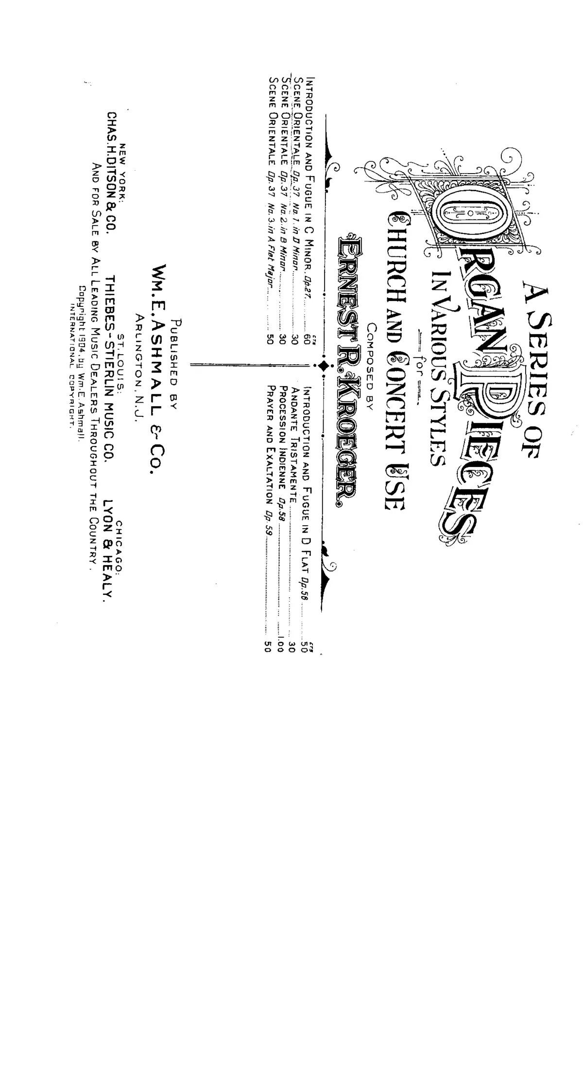 3 Scènes orientales - Page 1