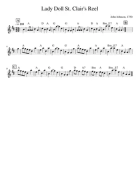 Lady Doll St. Clair's Reel