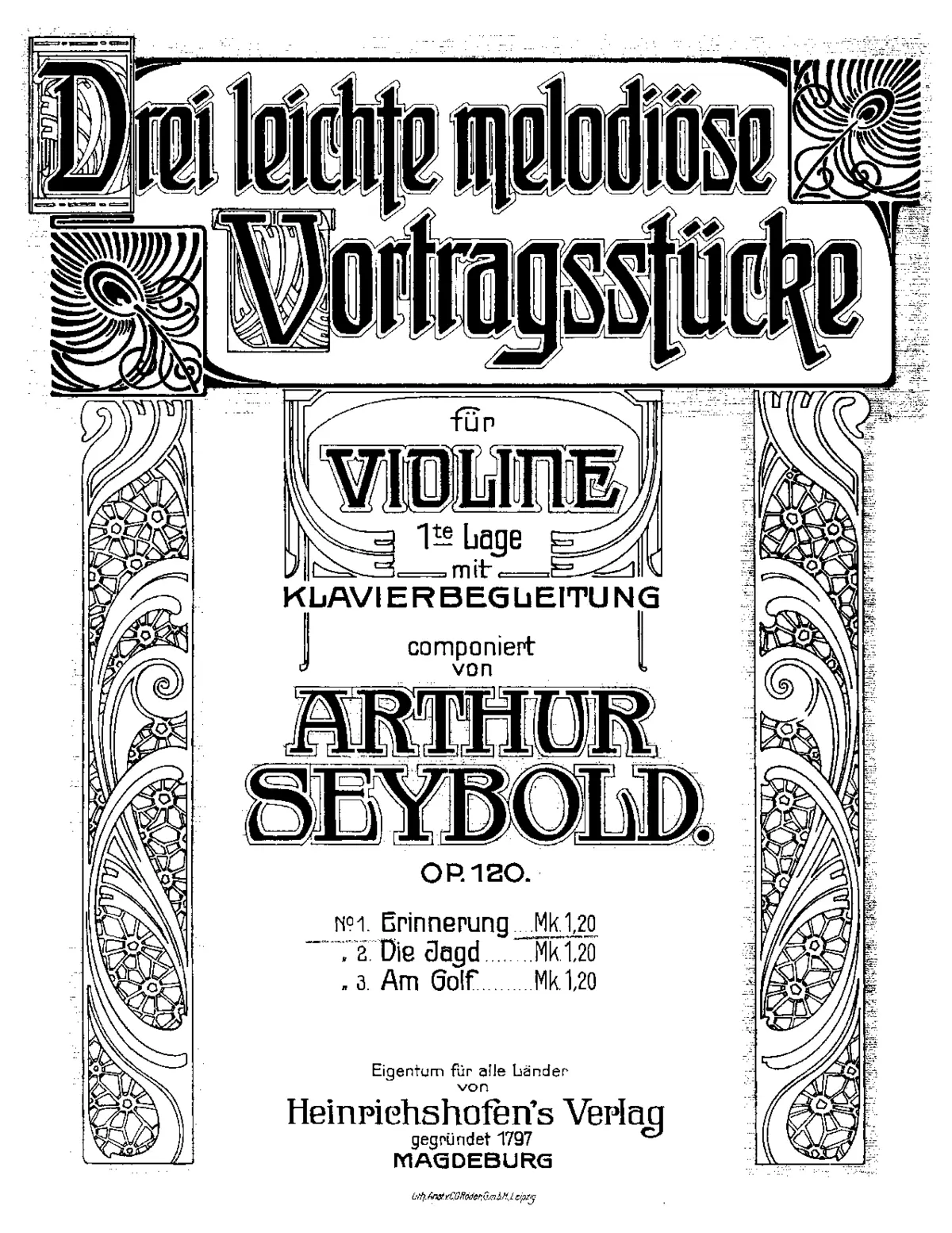 3 Leichte melodiöse Vortragsstücke - Page 1