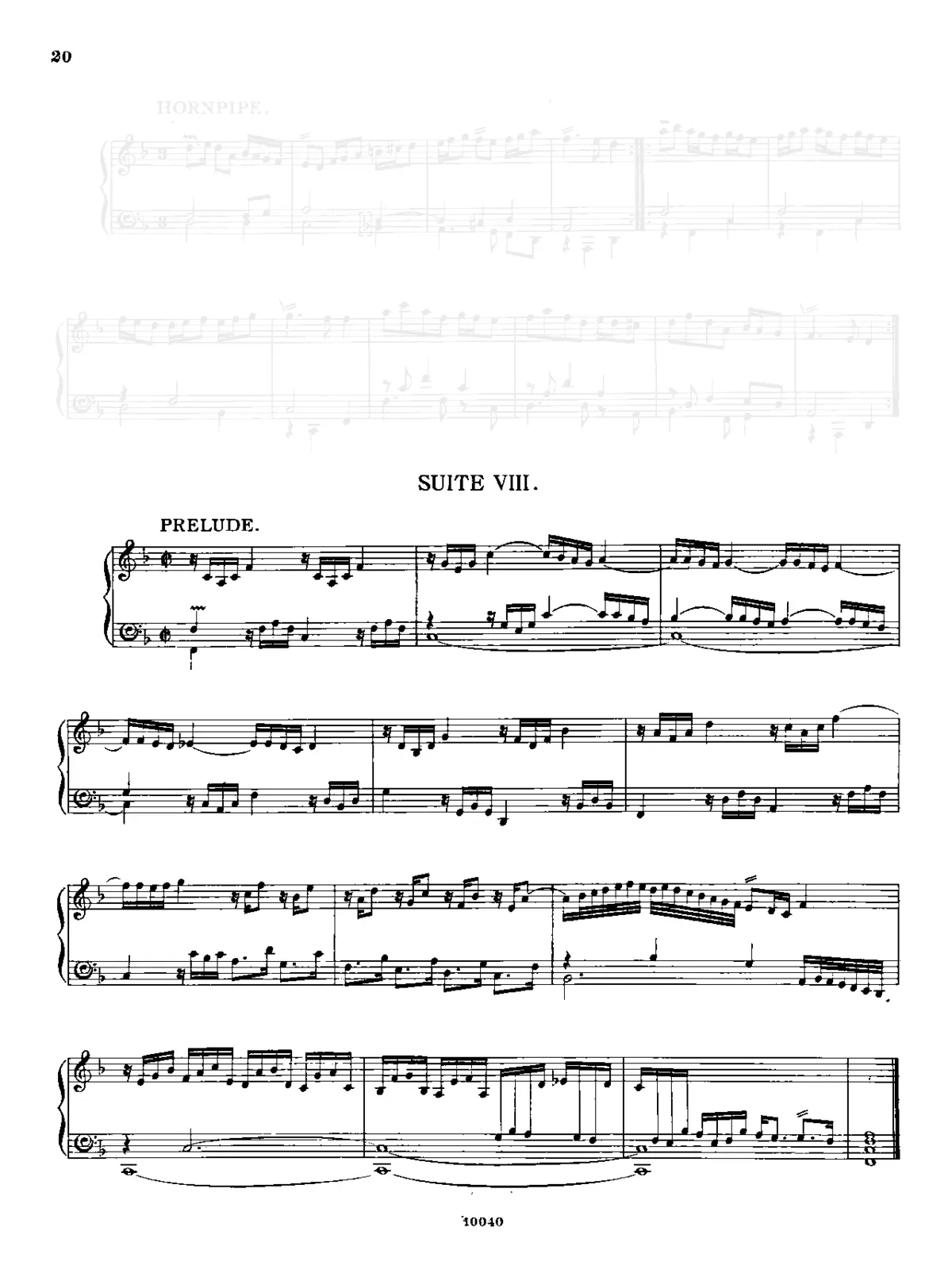 Suite in F major - Page 1