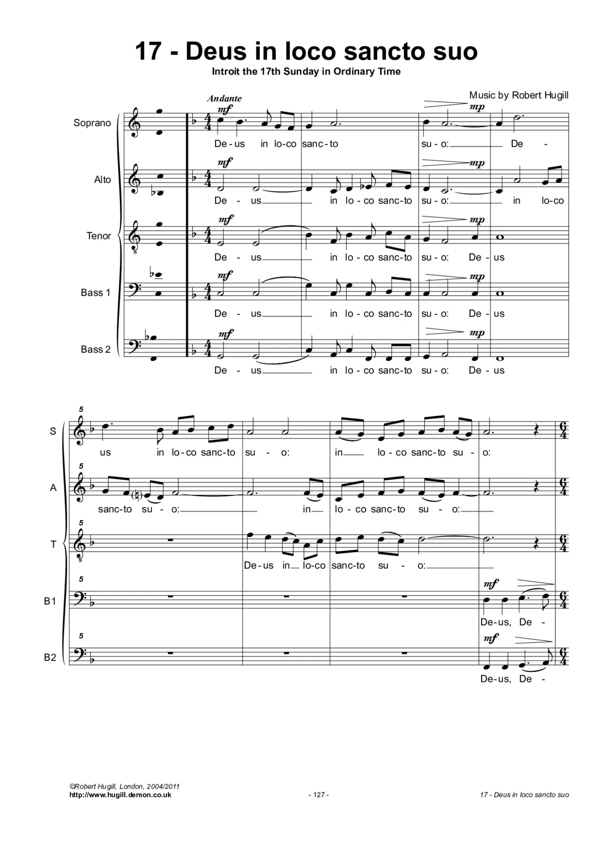 Deus in loco sancto suo a5 - Page 1