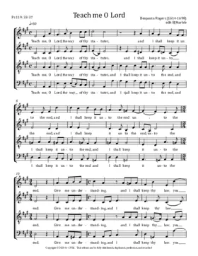 Teach me, O Lord, the way of thy statutes