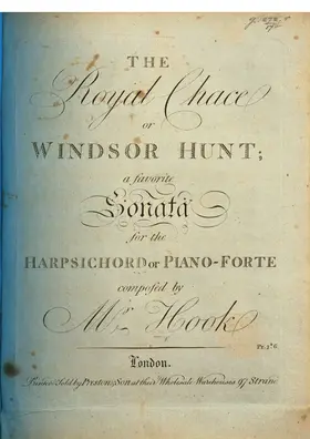 Keyboard Sonata 'Windsor Hunt' in F major