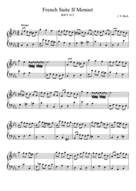 French Suite No.2 in C minor BWV 813