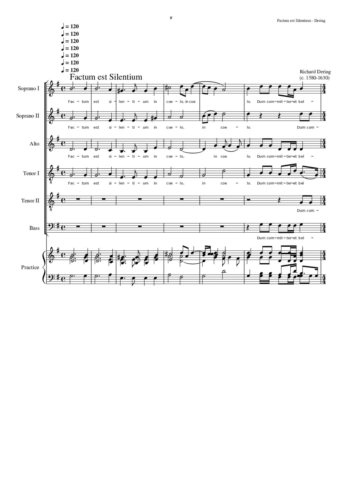 Factum est silentium - Page 1