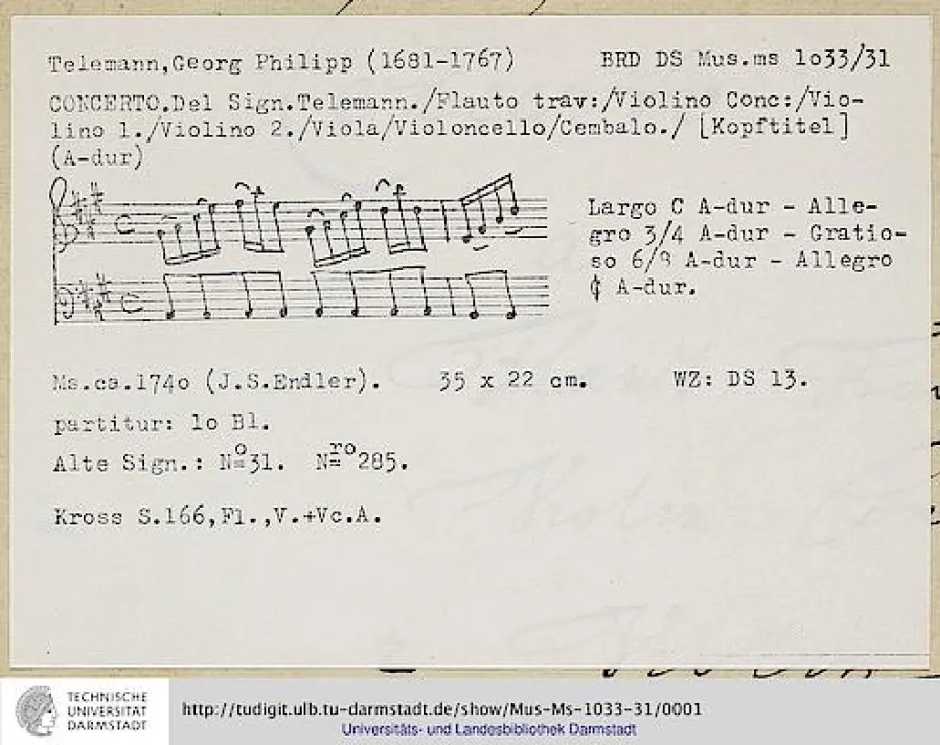 Concerto for Flute, Violin and Cello - Page 1