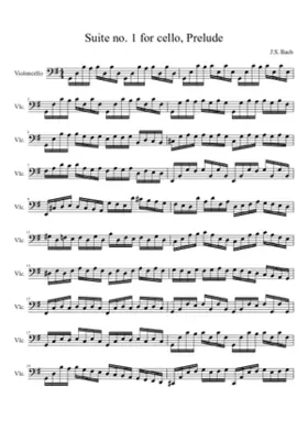 Cello Suite No.1 in G major BWV 1007