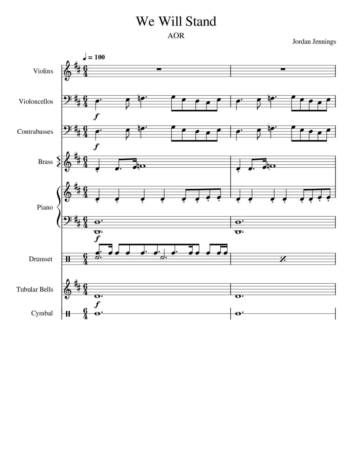 We Will Stand - Page 1