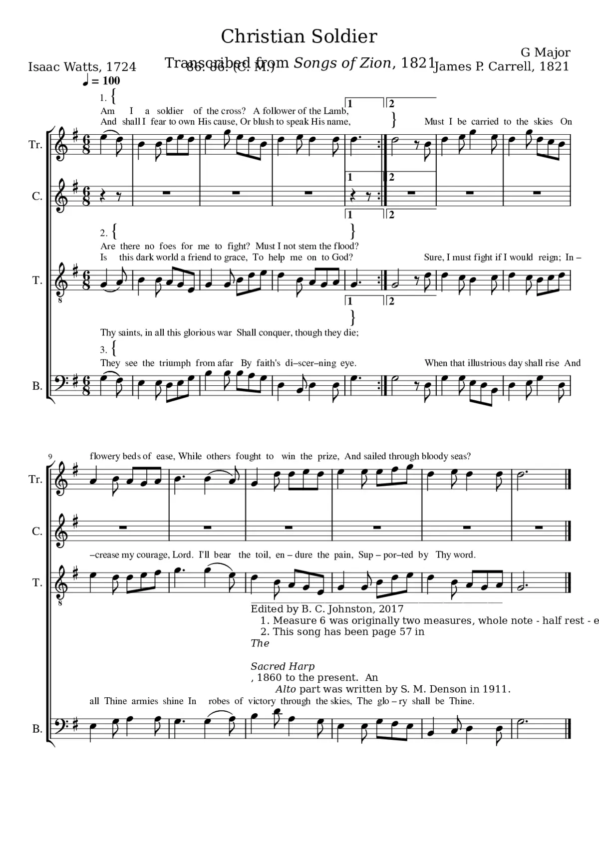 Christian Soldier - Page 1