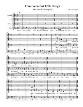 Vermont Songs: Baillif's Daughter