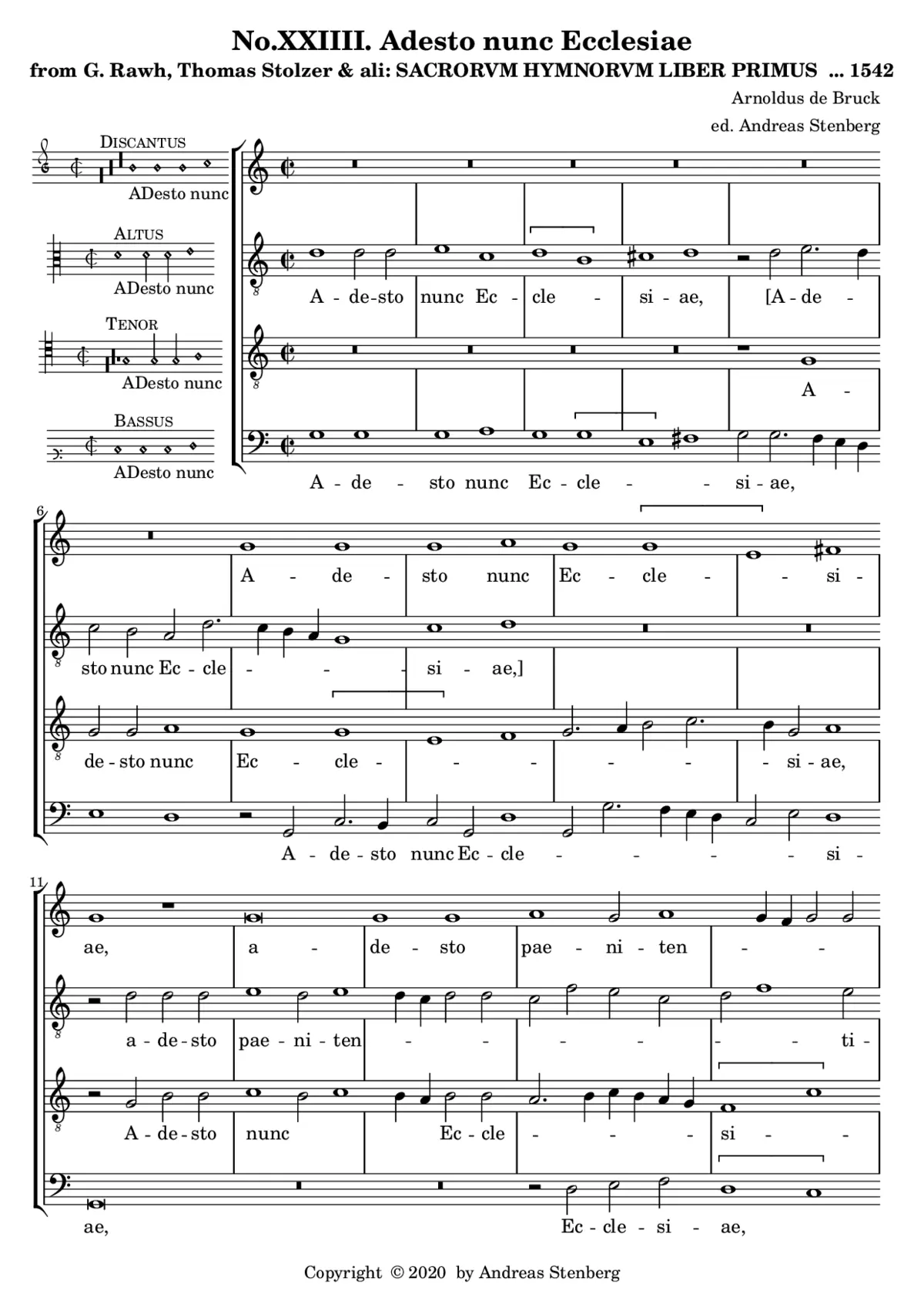 Adesto nunc Ecclesiae - Page 1