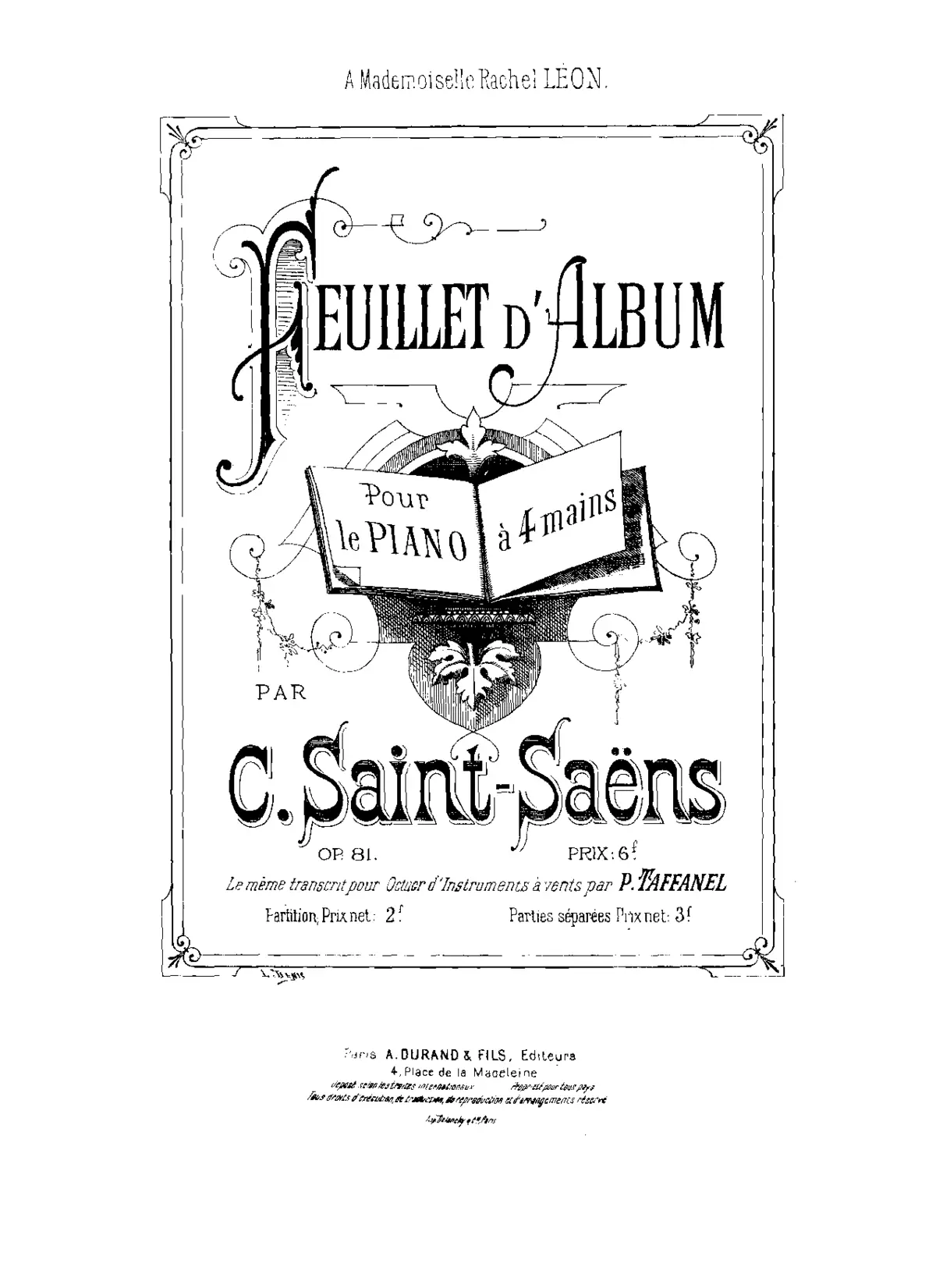 Feuillet d'Album - Page 1