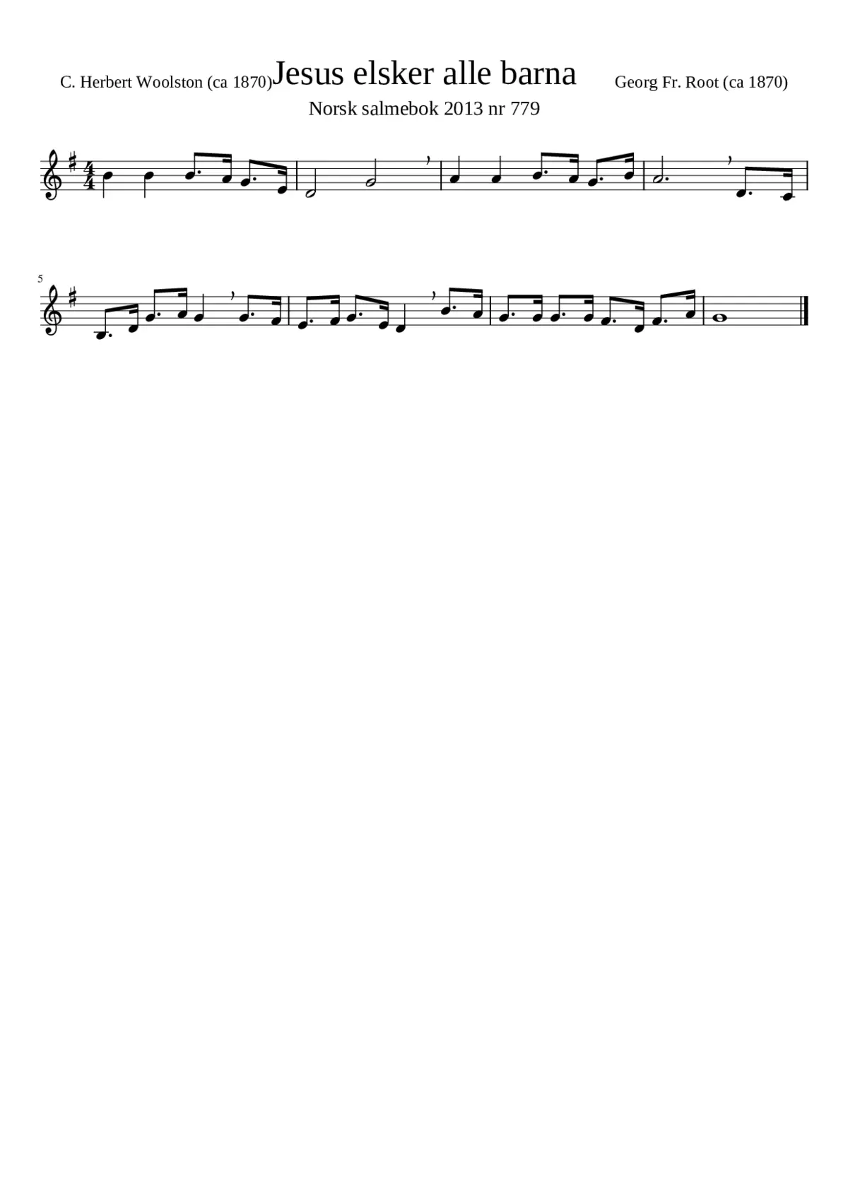 Jesus elsker alle barna - Page 1
