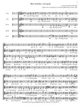 Moro ardendo, e m'è grato