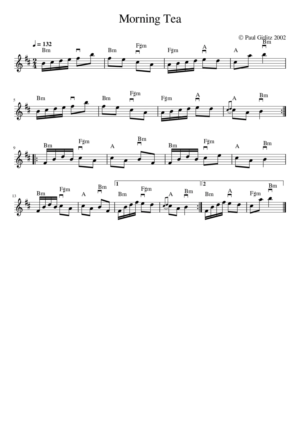 Morning Tea - Page 1