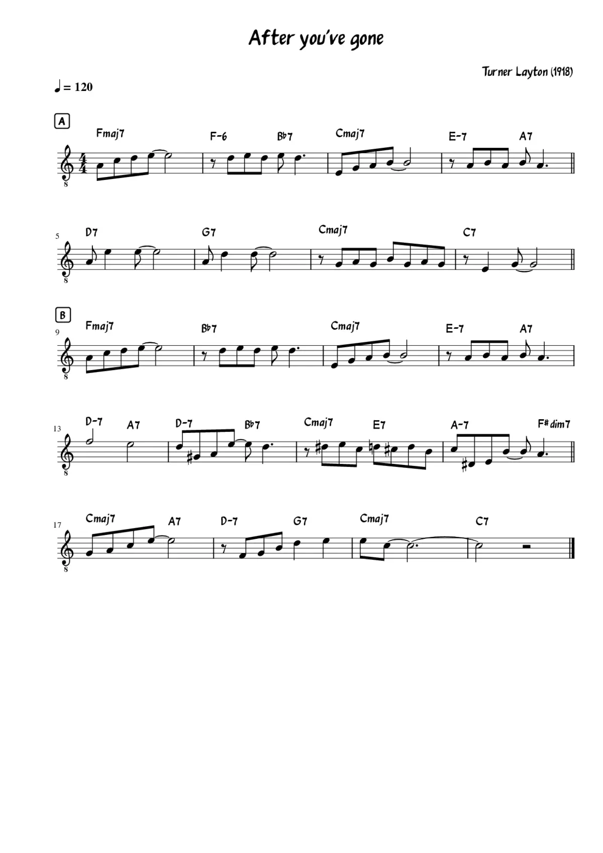 After you've gone - Page 1