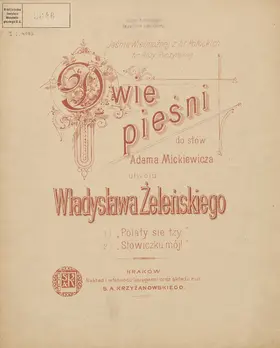 2 Pieśni do słów Adama Mickiewicza