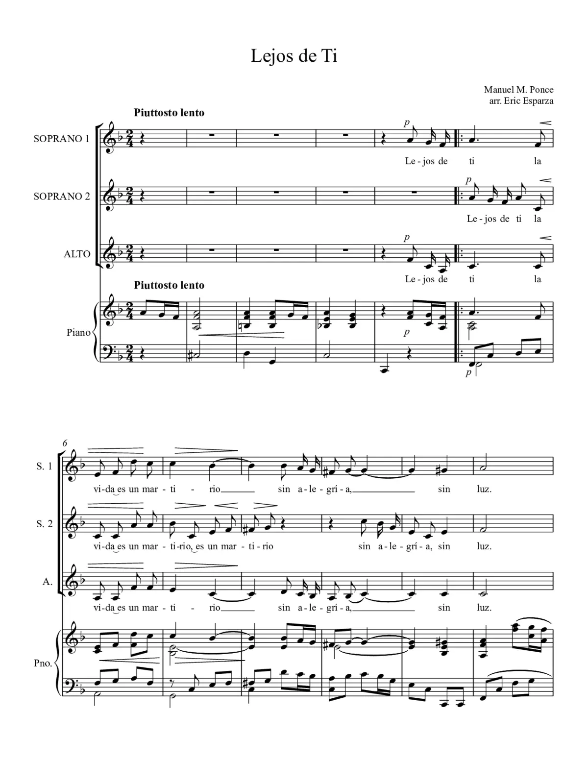 Lejos de ti - Page 1