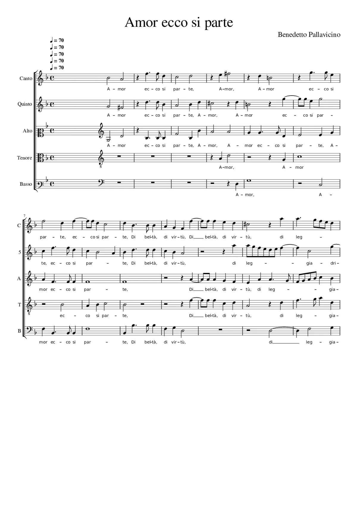 Amor ecco si parte - Page 1