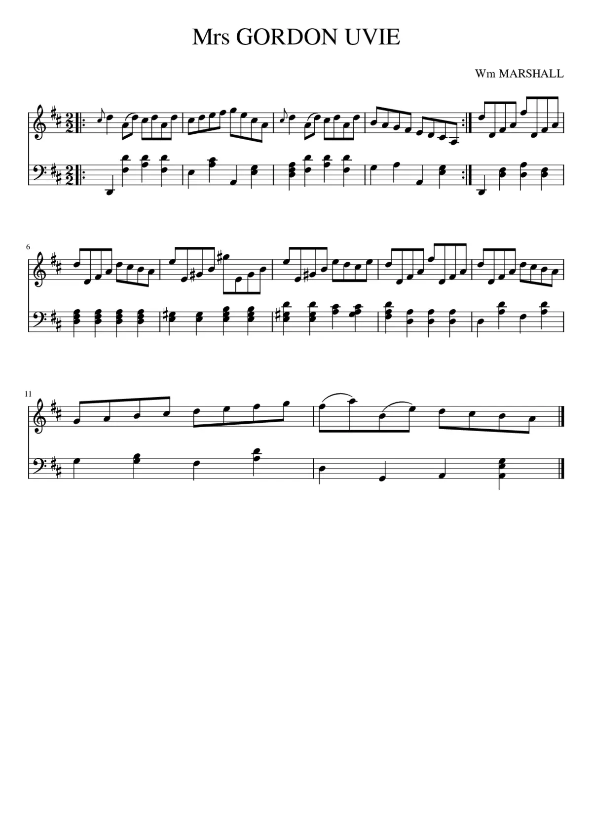 Mrs GORDON UVIE - Page 1