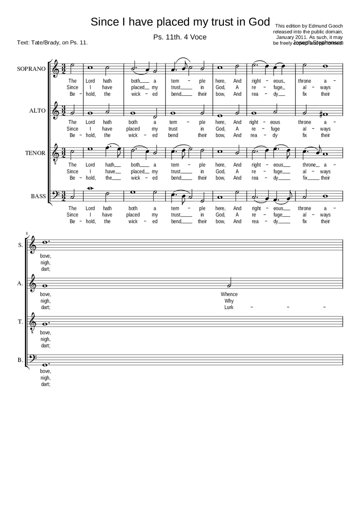 Since I have placed my trust in God - Page 1