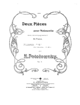 2 Pieces for Cello and Piano