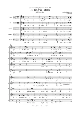 Temprati i sdegni e l'ire