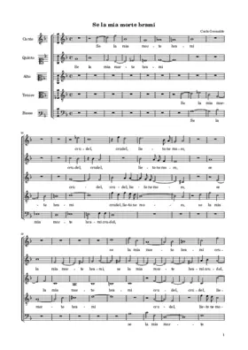 Se la mia morte brami