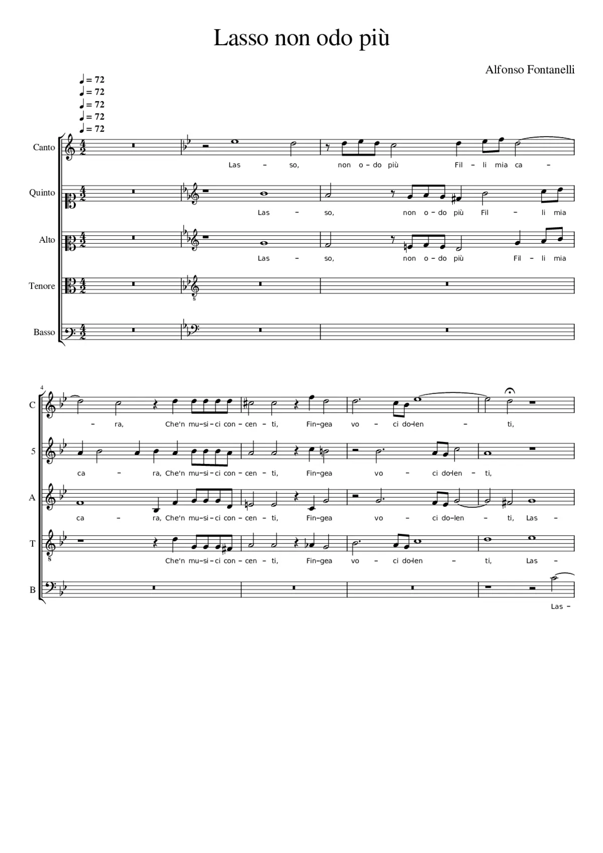 Lasso non odo più - Page 1