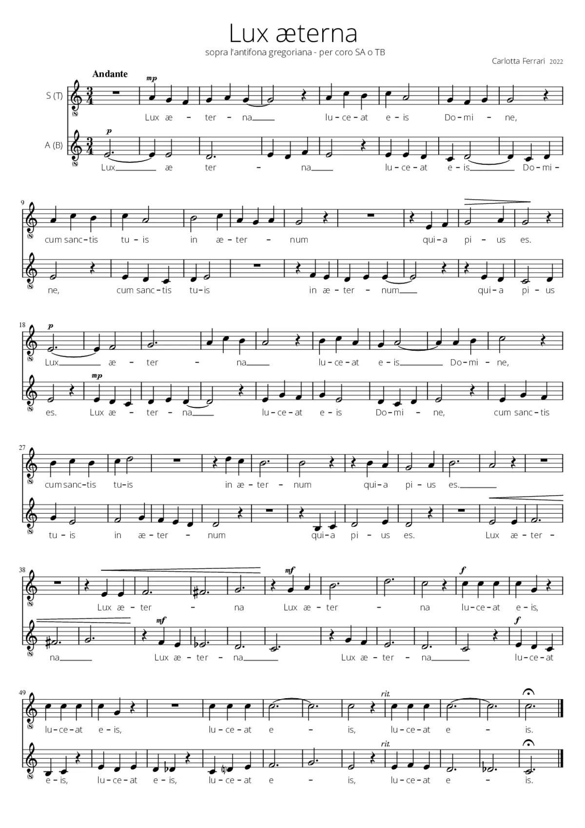 Lux æterna - Page 1