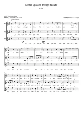 Mister speaker though 'tis late