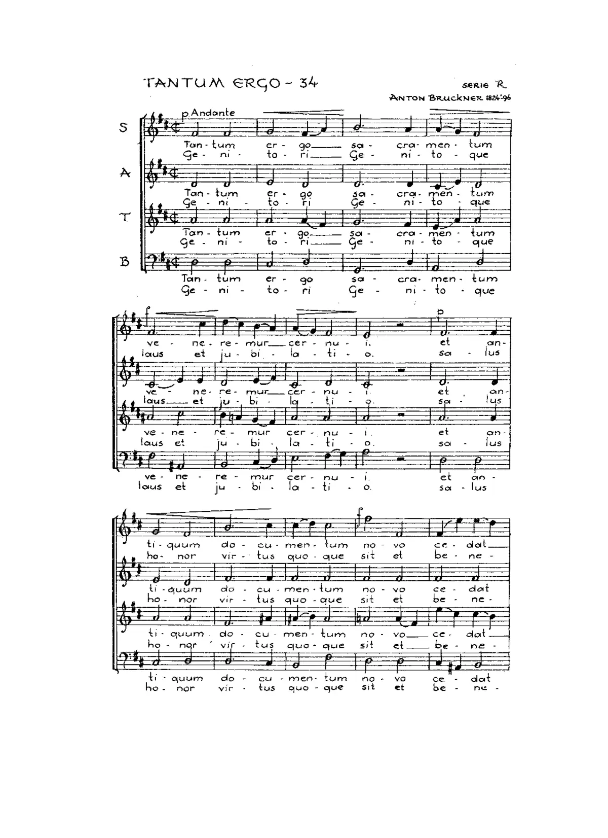 Tantum ergo - Page 1