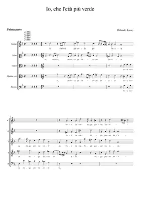 Io che l'età più verde