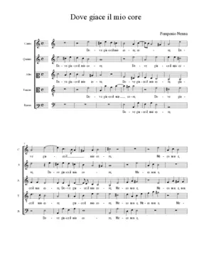 Dove giace il mio core