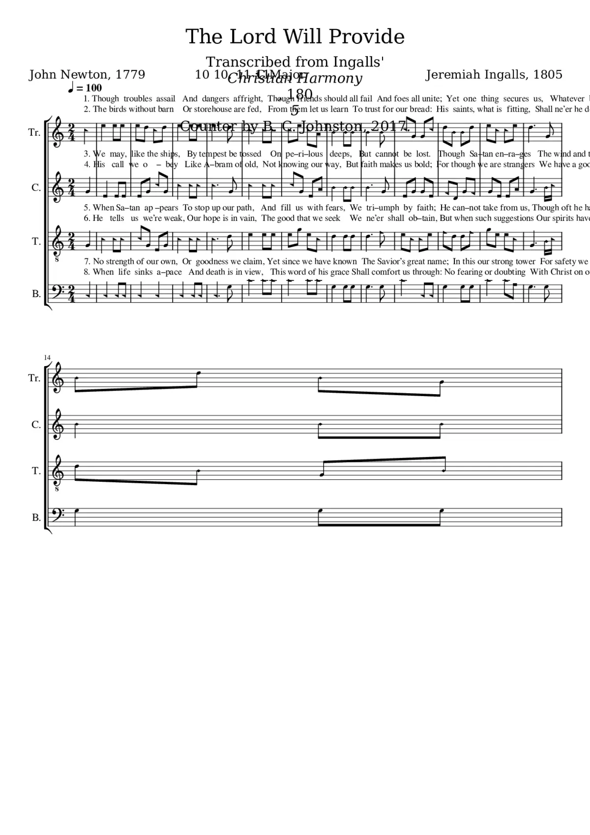 The Lord Will Provide - Page 1