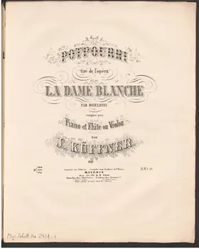 Potpourri for Flute or Violin and Piano No.8