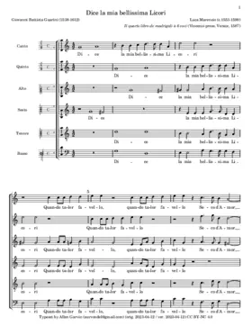 Dice la mia bellissima Licori