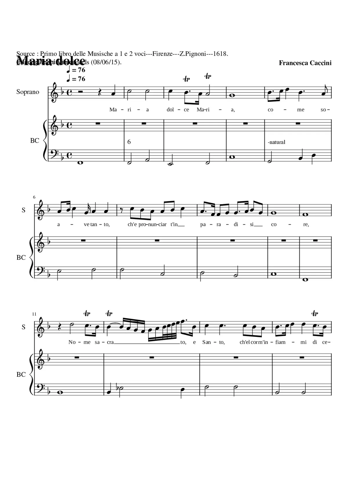 Maria dolce Maria - Page 1