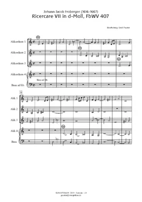 Ricercar VII in d-Moll