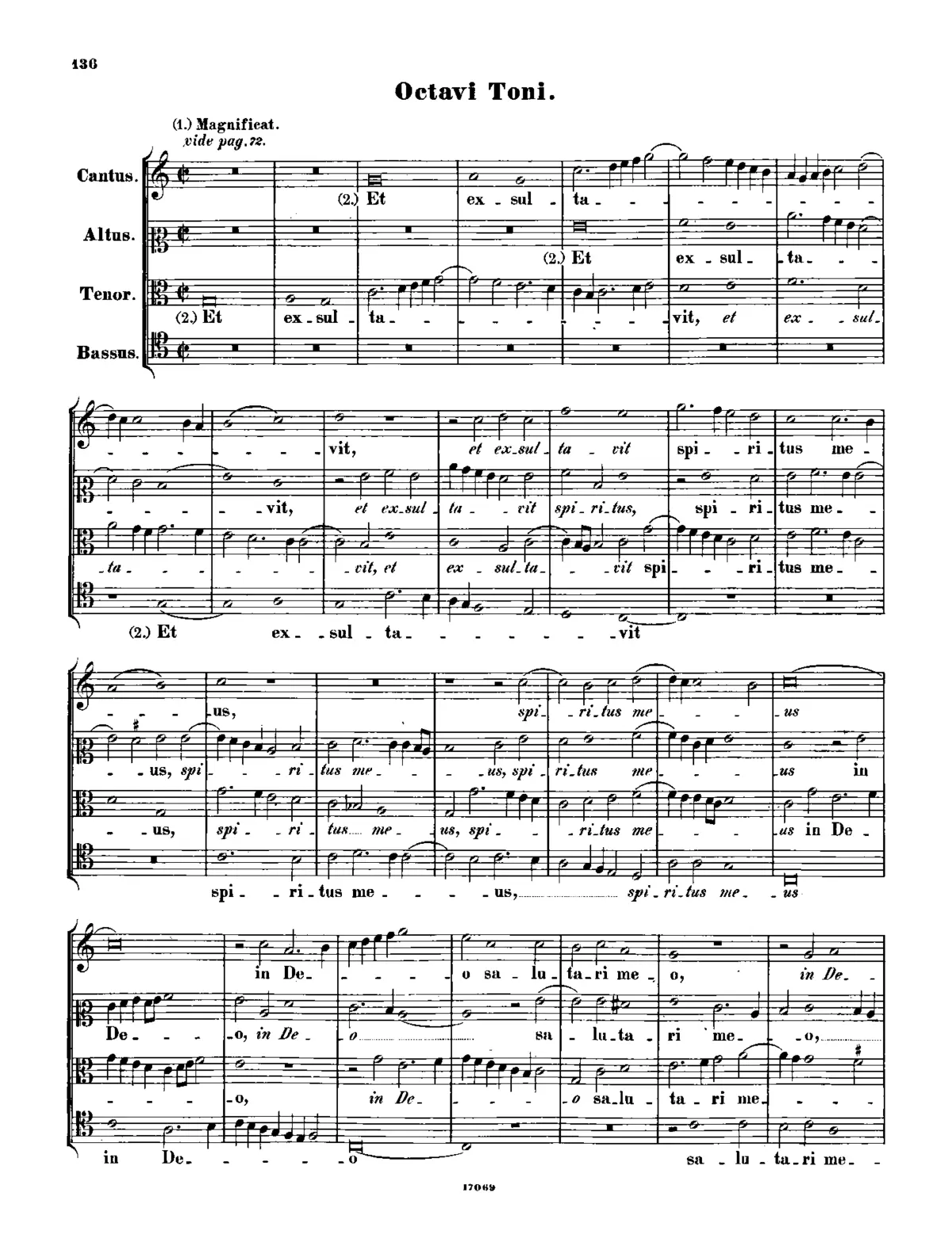 Magnificat octavi toni - Page 1