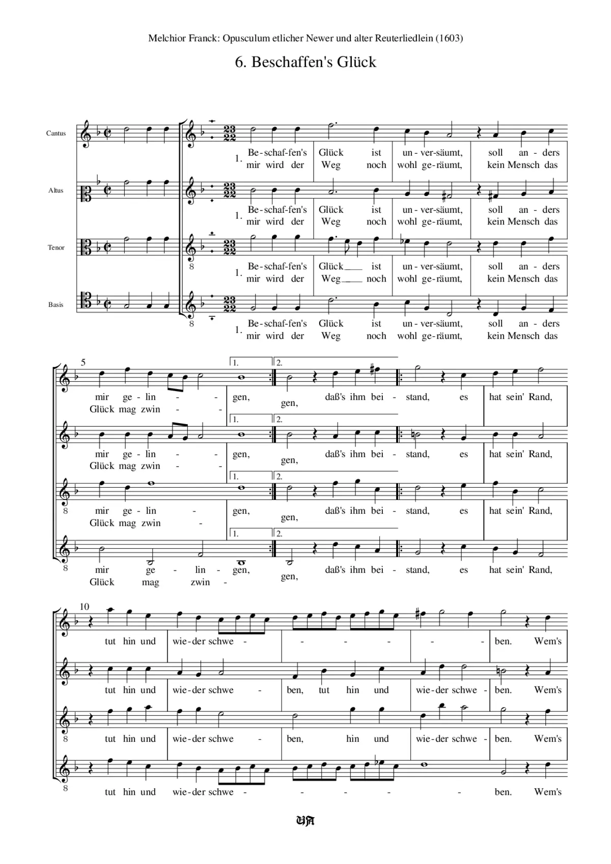 Beschaffen's Glück - Page 1