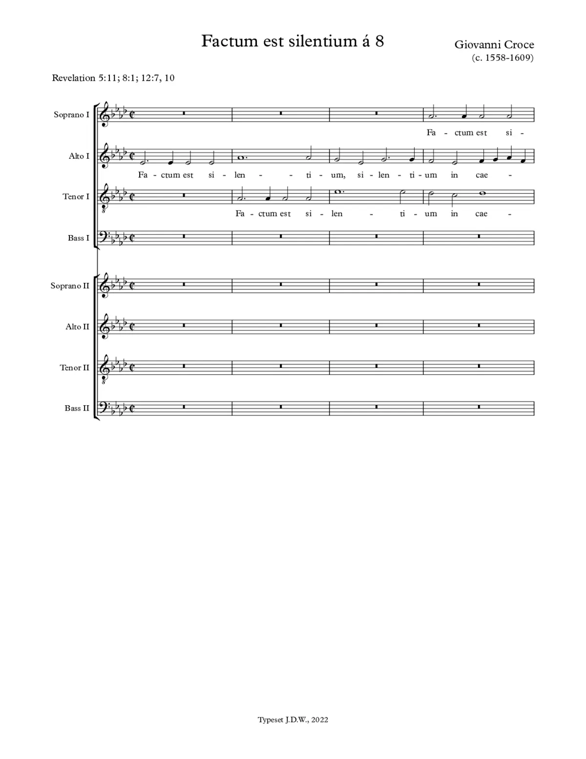 Factum est silentium - Page 1