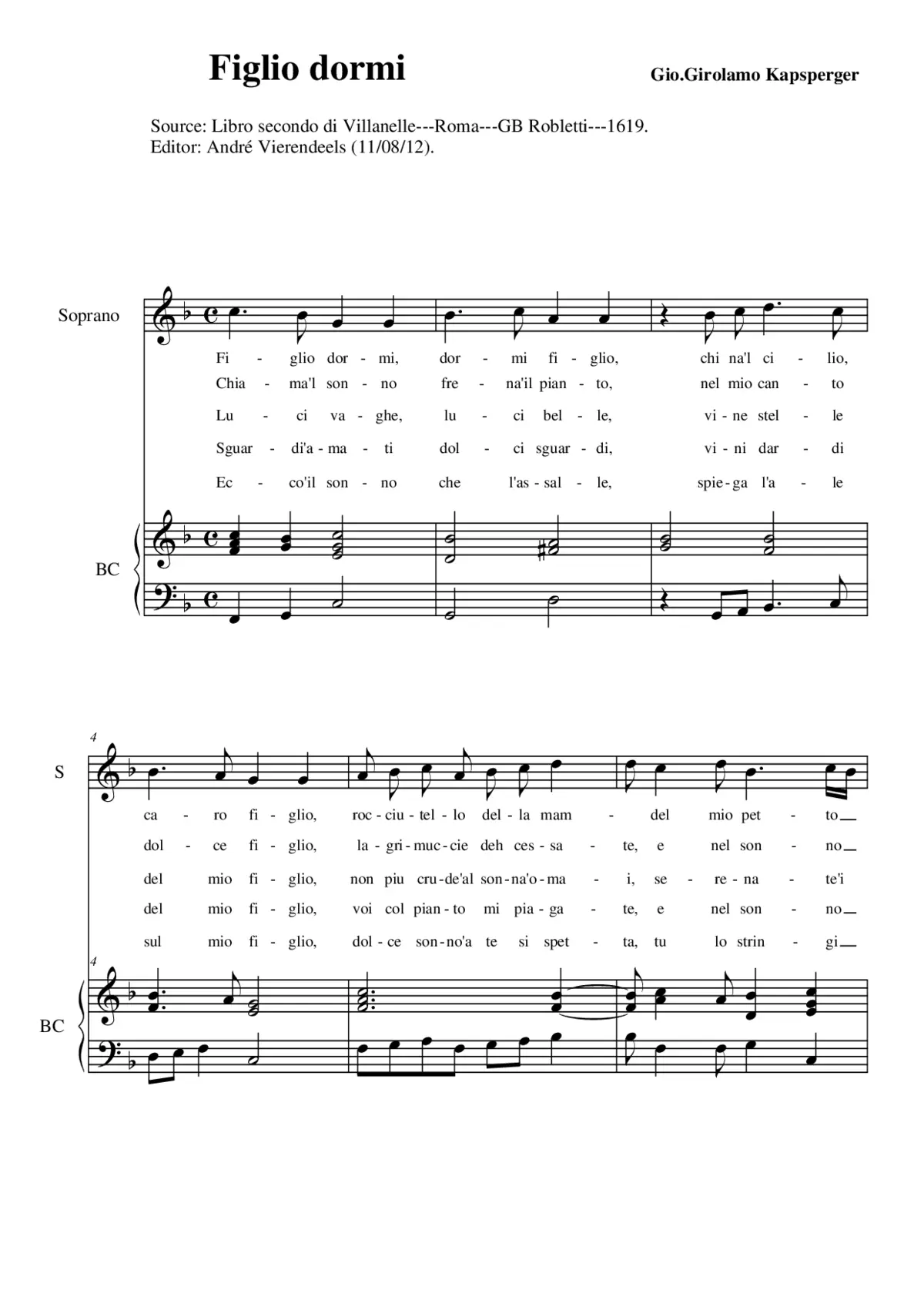 Figlio dormi - Page 1