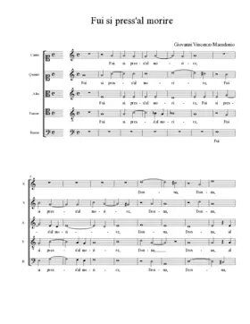 Fui si press'al morire