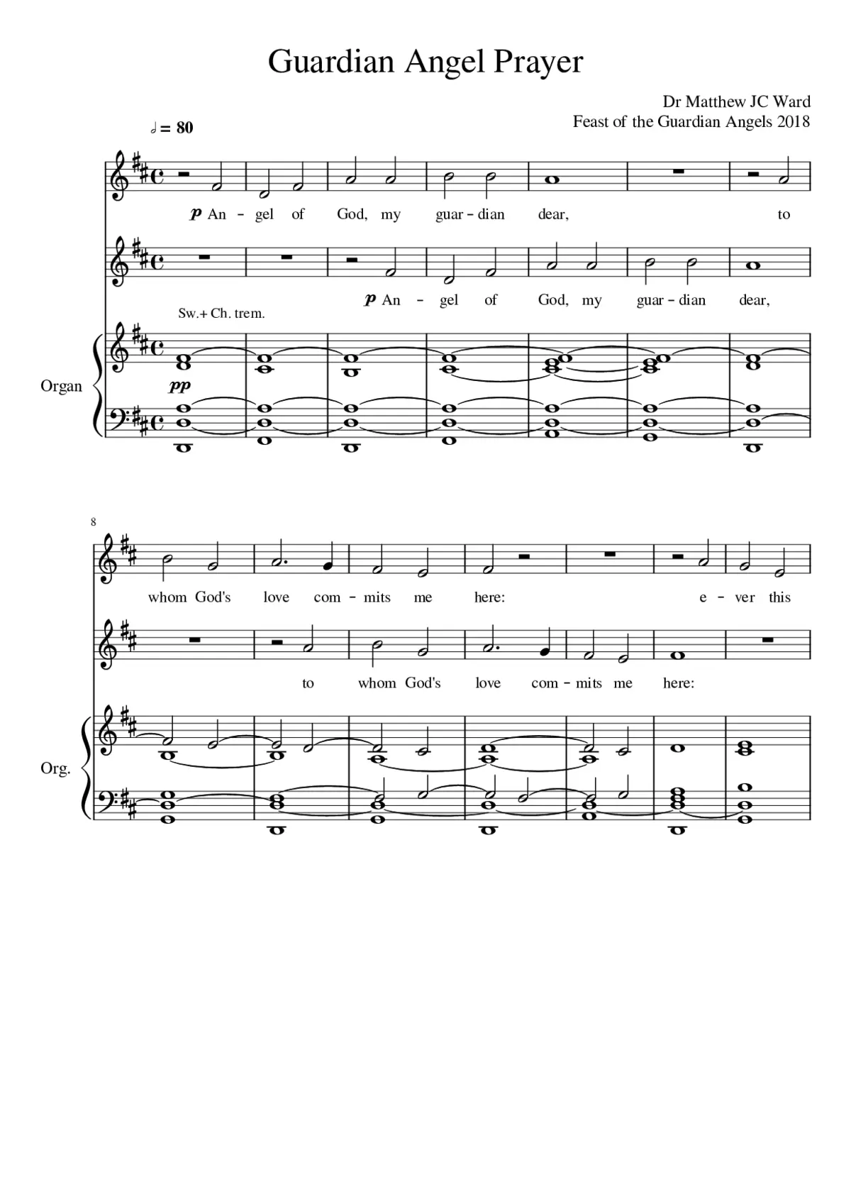 Guardian Angel Prayer - Page 1