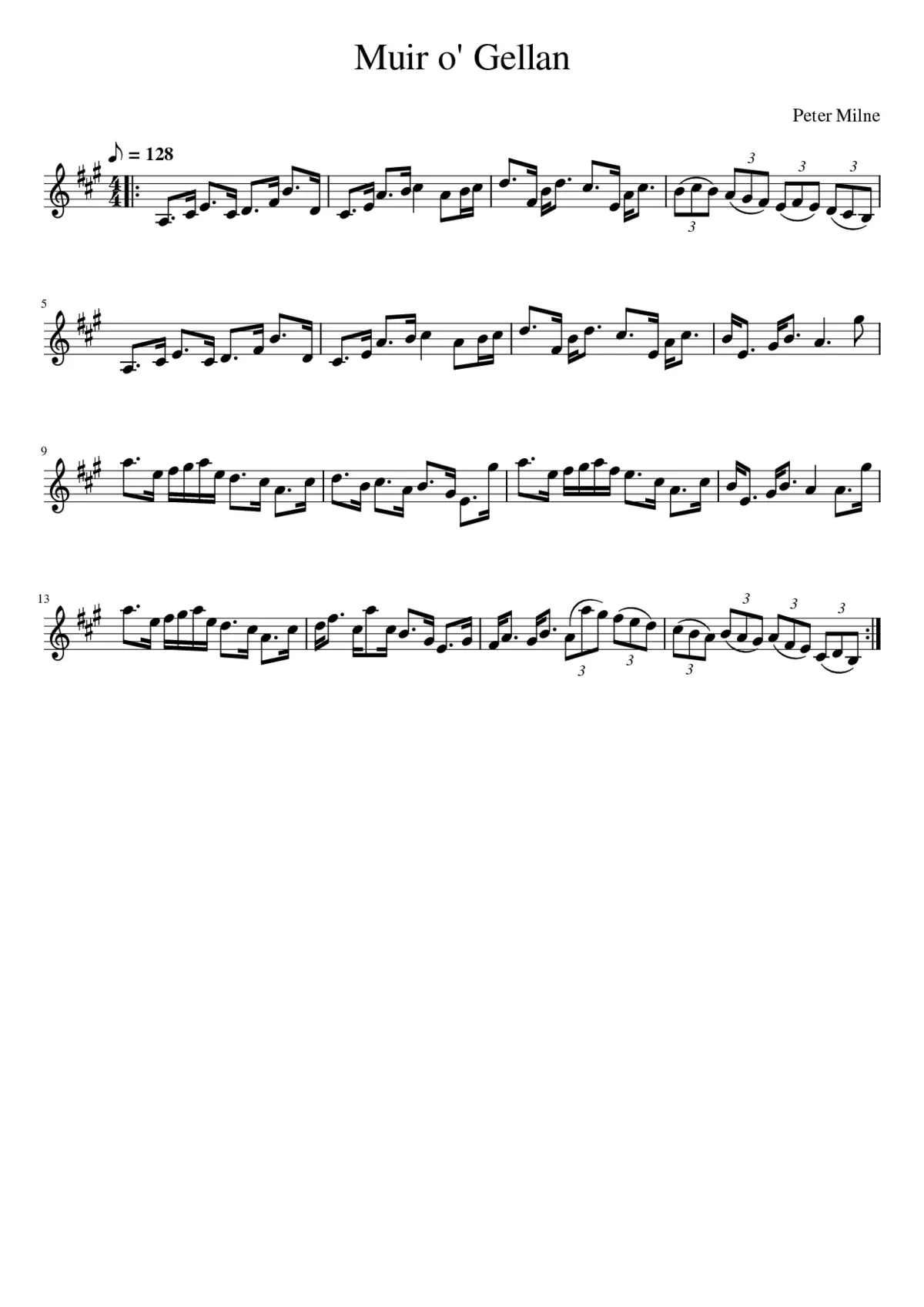 Muir o' Gellan - Page 1