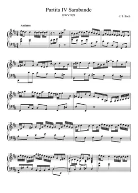 Partita in D major BWV 828