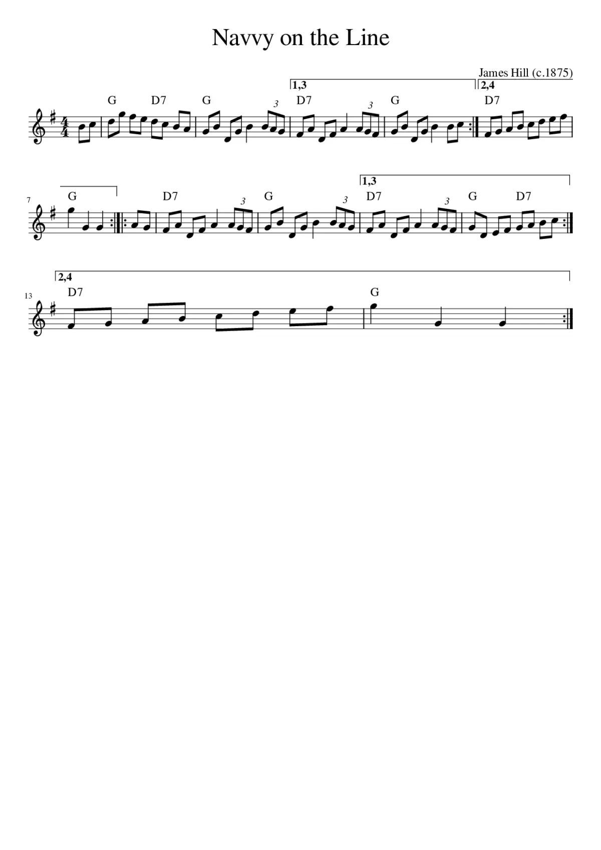 Navvy on the Line - Page 1